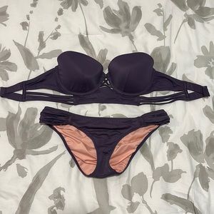 Purple Victoria’s Secret Bikini Set 34D/S